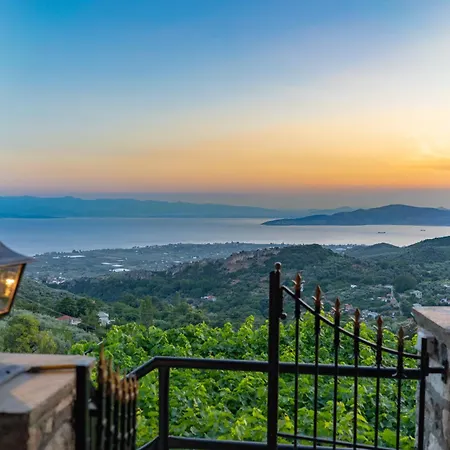 Mirabilia Mountain Villa With A Sea View Agios Vlasios  Exterior photo