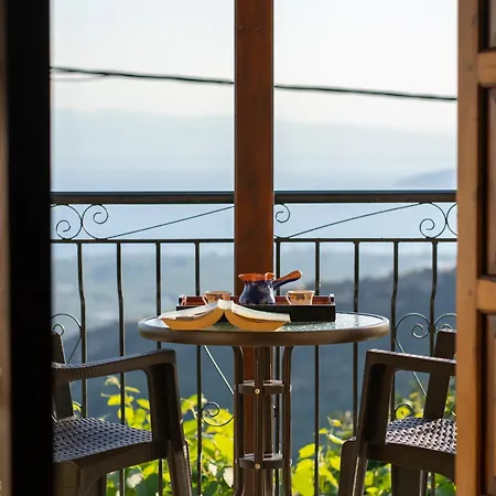 Mirabilia Mountain Villa With A Sea View Agios Vlasios  Exterior photo
